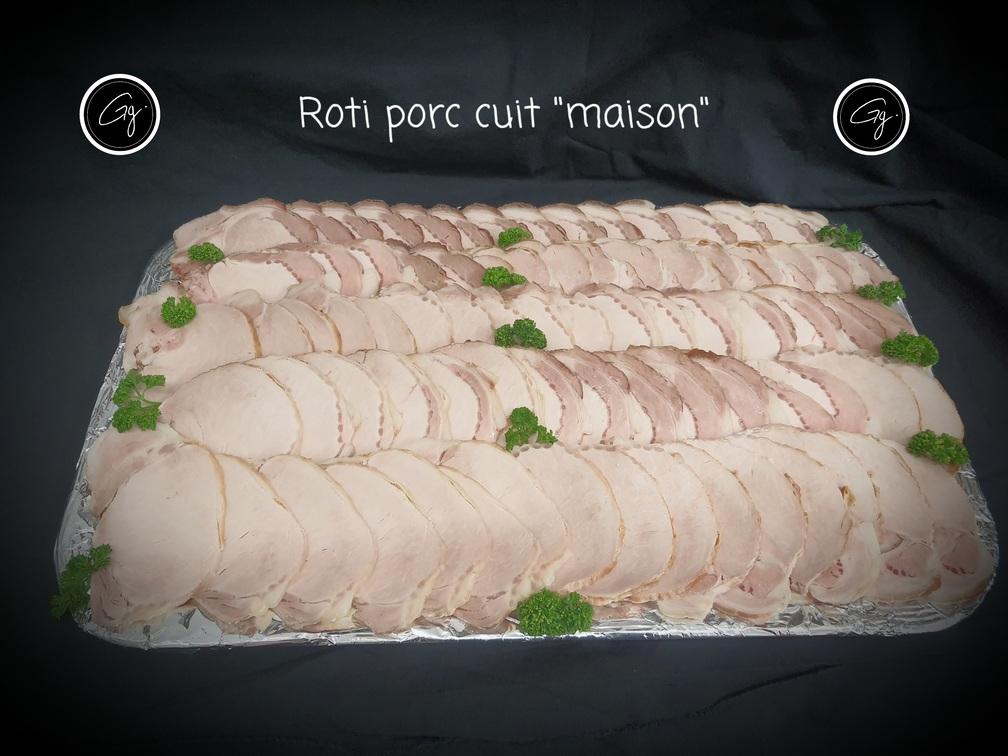 Roti porc cuit maison